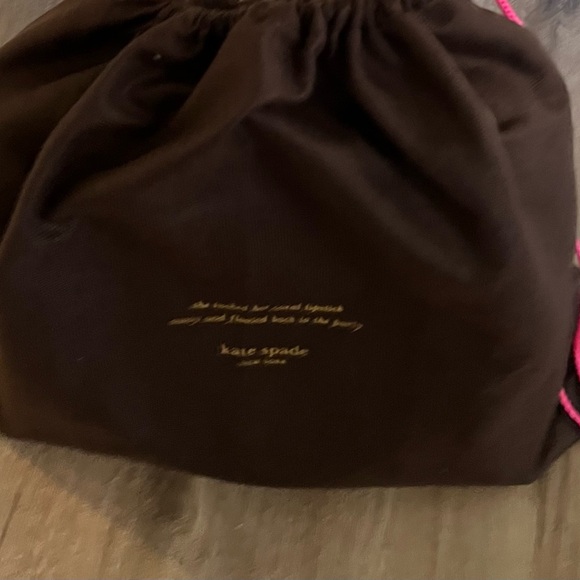 EXCEPTIONAL Kate Spade Cream & Chocolate brown leather Bag with gold hardware - Picture 11 of 12